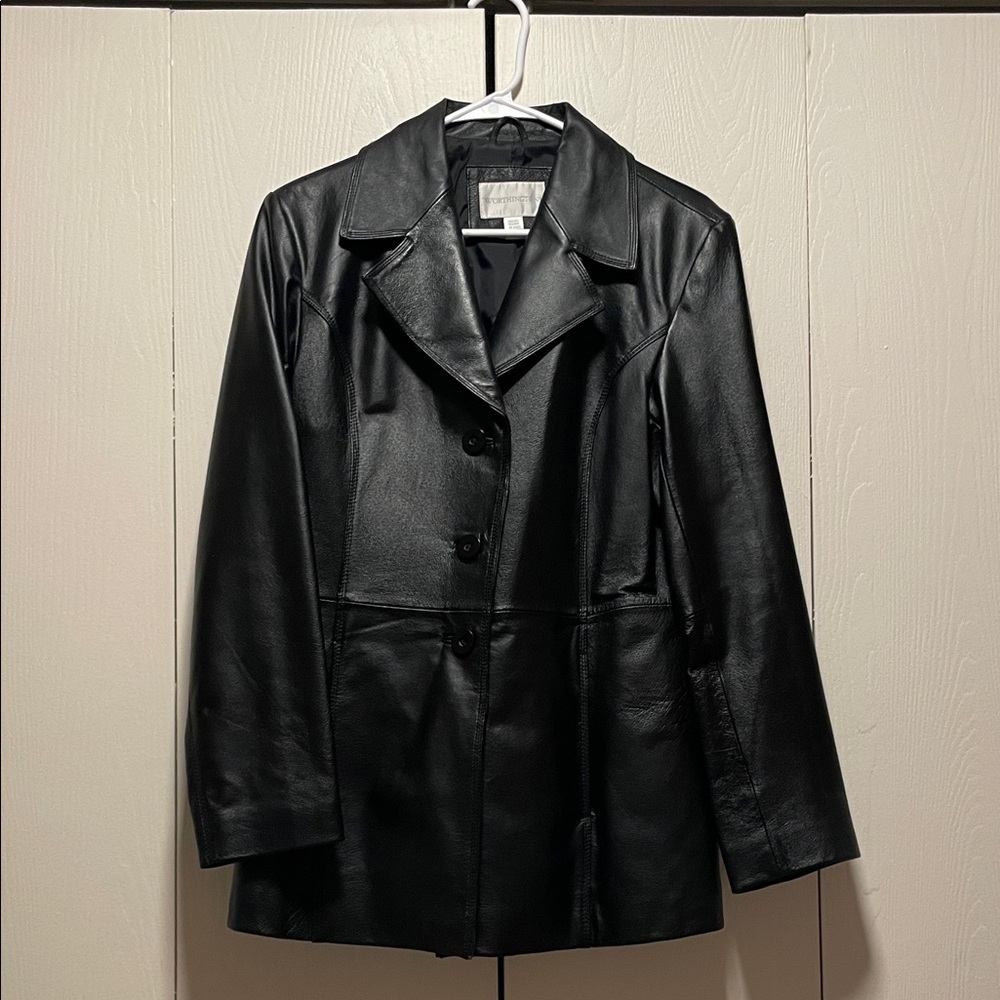 Women's Black Leather Jacket